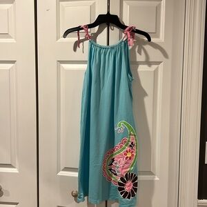 Hannah Andersson Girls Blue Dress